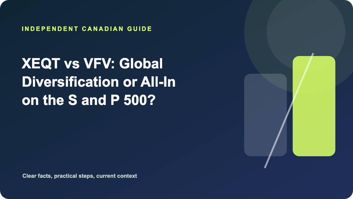 XEQT vs VFV: Global Diversification or All-In on the S&P 500?