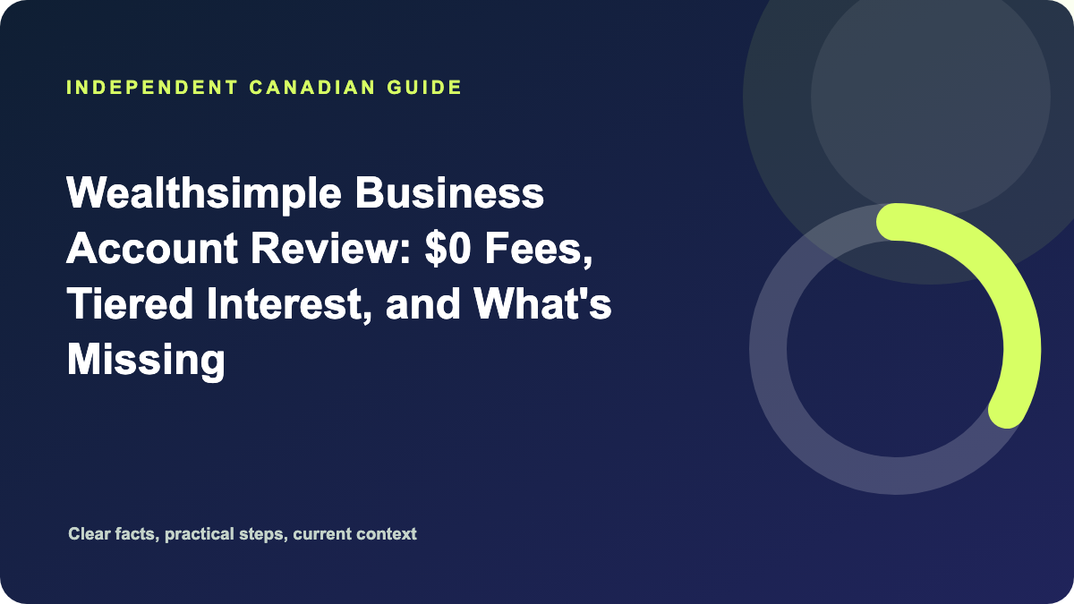 Wealthsimple business account review