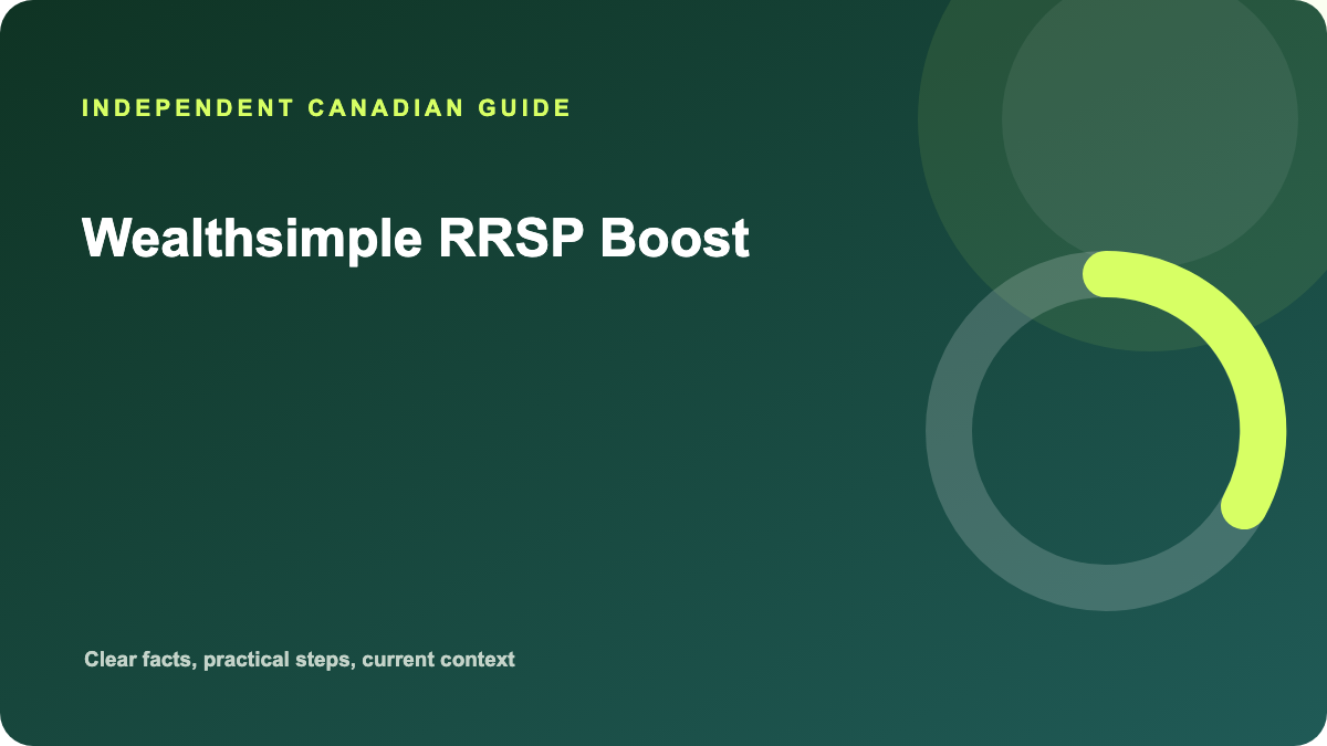 Wealthsimple RRSP Boost Review 2026: Is the ~4% Loan Worth It?